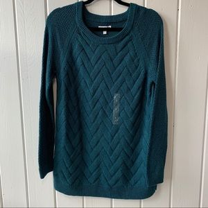 Sonoma Green Knit Sweater Size Large